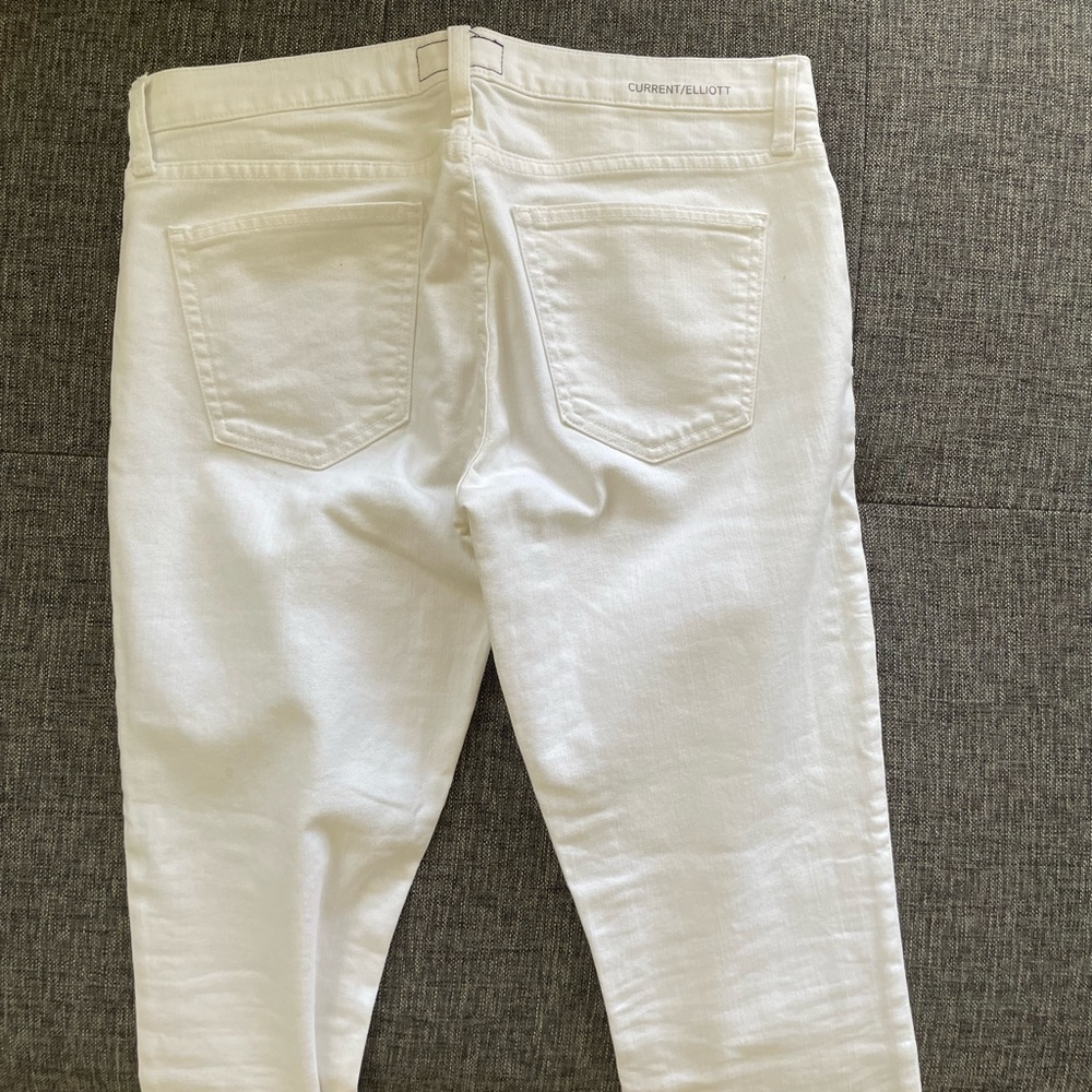 Current/Elliot White Jeans Size 28 - Picture 3 of 4
